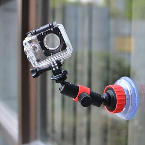 360 Degree Rotating Suction Cup for Gopro Hero 8 7 6 5 3 4 Session Xiaomi Yi 4K SJCAM H9 H8 Car Window Glass Suction Cup Holder