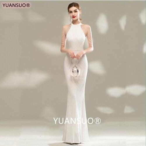 Женские платья с открытыми плечами YUANSUO China At AliExpress