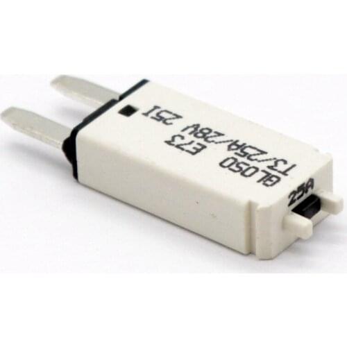 1Pc 12V 25A Mini ATM Circuit Breaker Blade Fuse Manul Car Automobile Truck RV Manual Reset for Car Boat Van Caravan RV Truck