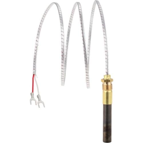 1pc 36 Inch /81.3cm Fireplace Thermopile For SIT 820 Valve NOVA Gas Logs 250 - 750 Millivolt Fits Vermont Casting Fireplace BBQ