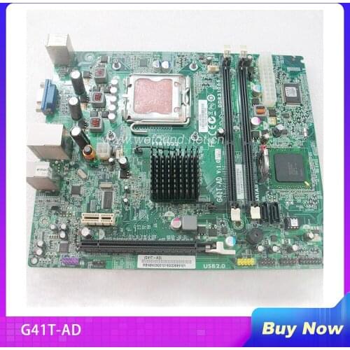 100% Working Desktop Motherboard for G41T-AD System Board Fully Tested