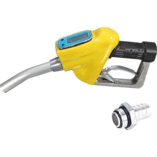 1x Fuel Gasoline Diesel Petrol Oil Delivery Nozzle Dispenser Electronic Fuel Flow Meter