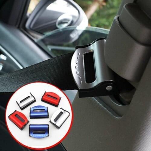2PCS Car Seat Belt Buckle Adjusters Clip Interior Accessories for Hyundai ix35 iX45 iX25 i20 i30 Sonata,Verna,Solaris,Elantra