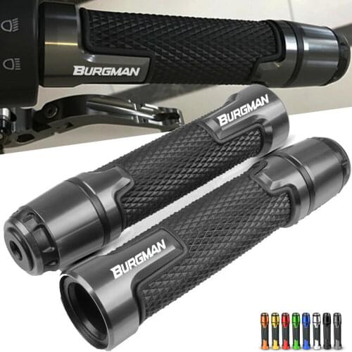7/8" Aluminum Motocycle Handlebar Hand Grips hand For SUZUKI BURGMAN 650 400 125