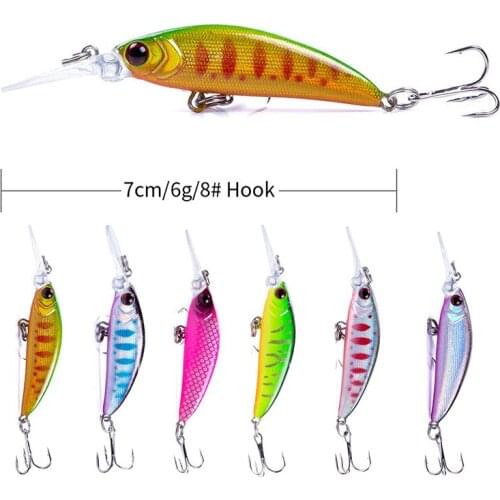 7cm/6g super magnet weight system long casting New model fishing lures hard bait 2021 quality wobblers minnow