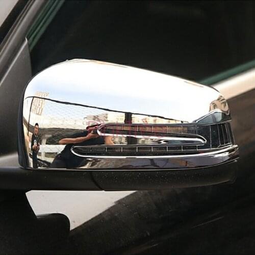 Accessories For Mercedes A B GLA CLA GLK Class Chrome Side Wing Door Wing Mirror Cover Car Styling