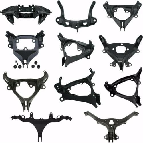 Motorcycle Aluminum Black Front Headlight Fairing Bracket For Yamaha R1 2002-2014 R6 1999-2016 Honda CBR600RR 1000RR 2003-2006