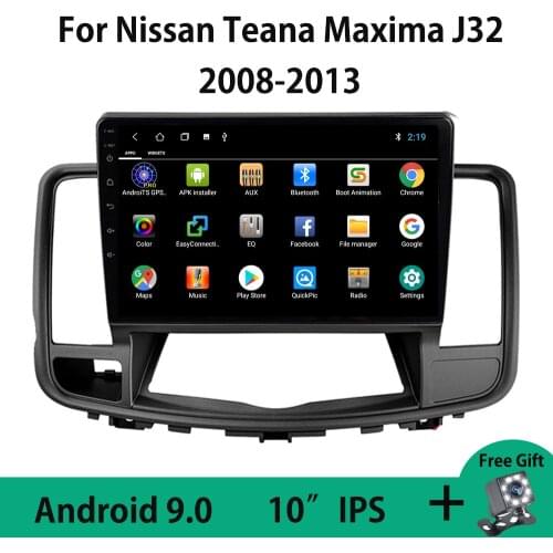 Android 9.0 Wifi Quad-core Car Radio Tape Recorder For Nissan Teana Maxima 2008-2013 Multimedia Video Player Mirror Link Carplay