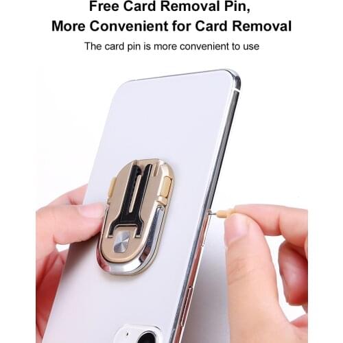 Air Vent Mount Stand Supporto Smartphone Auto For Samsung IPhone Holder Upgrade Finger Ring For Phone Car Holder Bracket