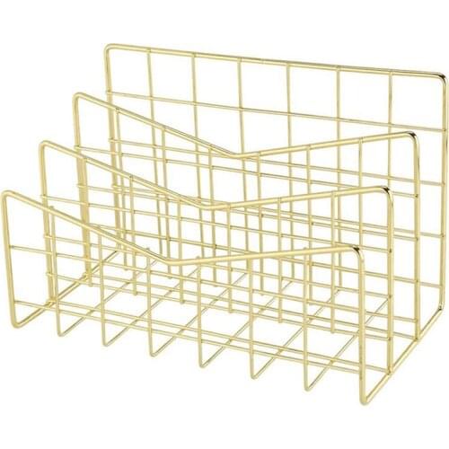 European And American Simple Desktop File Storage Rack Envelopes Mail Data Sorting Desk Organisation Storage