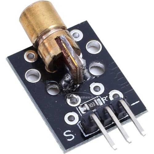KY-008 650nm Laser sensor Module 6mm 5V 5mW Red Laser Dot Diode Copper Head