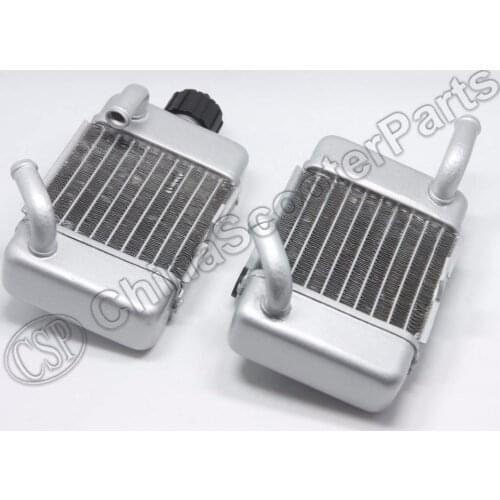 Alloy Radiator Kit for KTM 50 SX SXS Mini 49cc 50cc water cooled Mini Cross Dirt bike