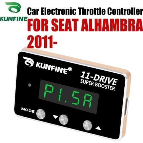KUNFINE Car Electronic Throttle Controller Racing Accelerator Potent Booster For SEAT ALHAMBRA 2011-After Tuning Parts 11 Drive