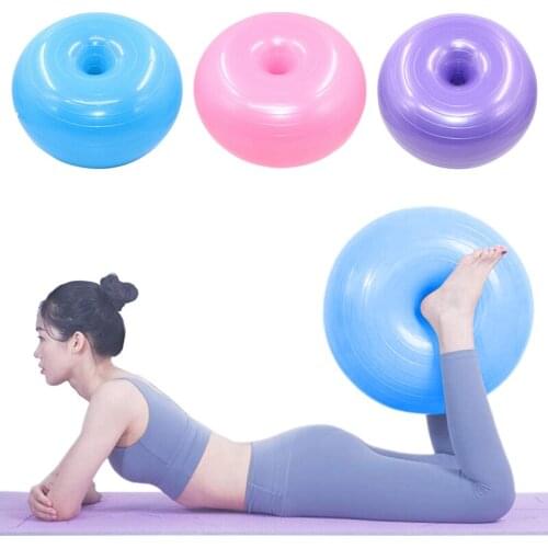 Donut Exercise Workout Core Training Swiss Stability Ball for Yoga Pilates and Balance Training in Gym Office or Classroom