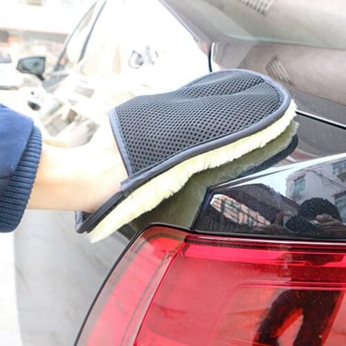 Car-styling Soft Wool Car Wash Washing Gloves Auto Care Car Cleaning Microfiber Auto Detailing Tools