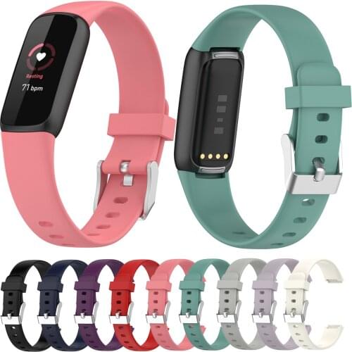 Soft Silicone Wrist Strap For Fitbit Luxe Band Replacement Bracelet Wristband For Fitbit Luxe