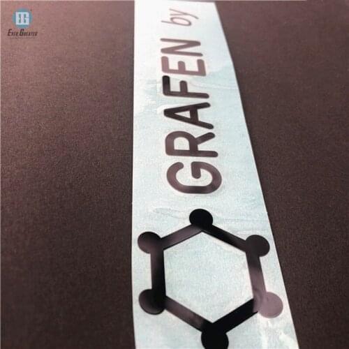 Ever Greater Custom Logo Sticker Electroformed Nickel Sticker Electroformed Nickel Logo Metal Logo with Glue