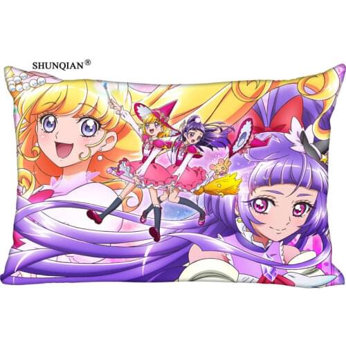 New arrival Custom Zippered Rectangle Pretty Cure Pillow Case (Two sides) High Quality Comfortable Pillow cover