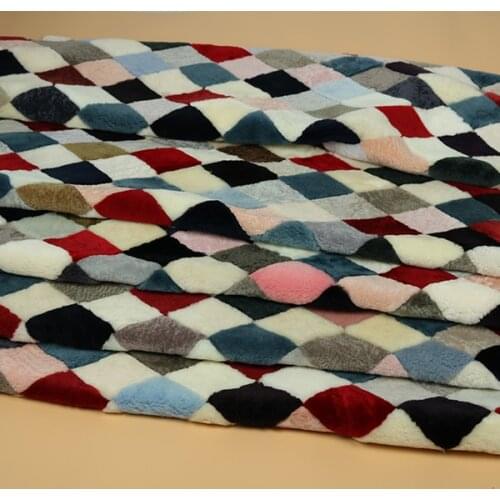 Natural real genuine sheep Fur Blanket sheep skin leather Soft plate 100X80CM Mattress Clothing fabric