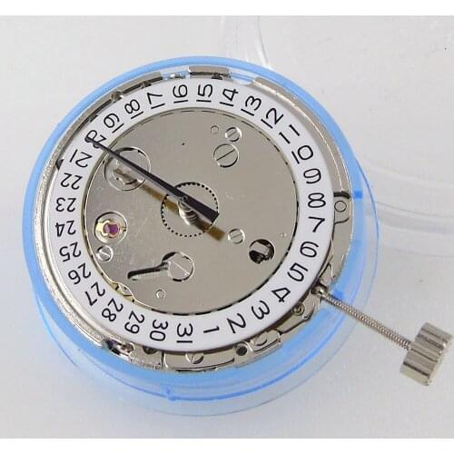 Genuine ST 1612 Automatic Watch Movement White Date Dial Calendar High Accuracy Hacking Seconds For Mechanical Wristwatch