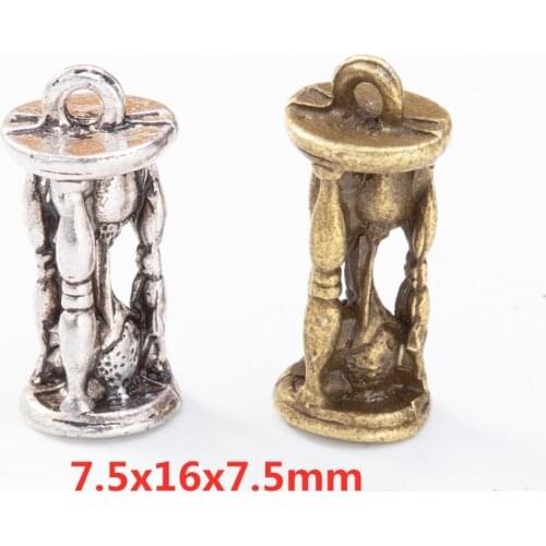 30 pieces of hourglass pendant retro metal zinc alloy small jewelry fashion exquisite pendant pendant making 8356