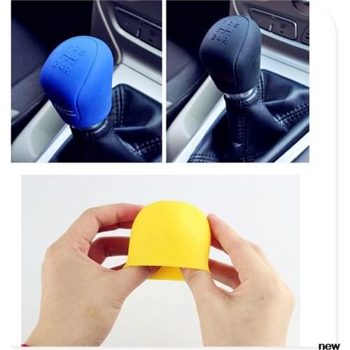 Car suv rubber Gear Shift Knob shifter Cover stall for Fiat Fiorino 595 500 500S Toro Fullback Aegea 500X Argo 500L 124