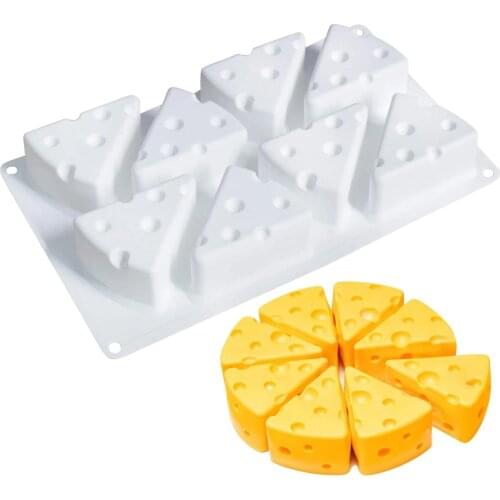 Cheese Shape Silicone Cake Mold Muffin Chocolate Cookie Baking cake Mould Decor silicone baking accessories tools