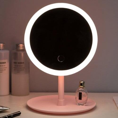 Led Light Makeup Mirror With Lamp Led Desktop Make Up Mirrors Convenient Fill Light Beauty Make Up Mirrors usb Led