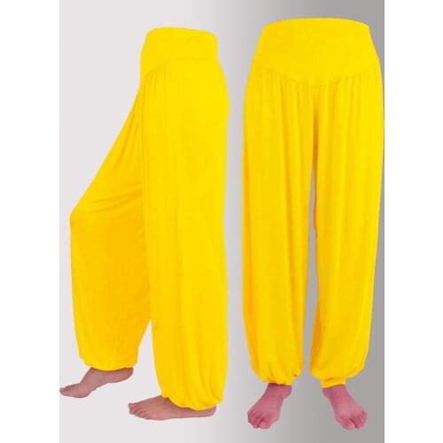 Comfortable Elastic Loose Yoga Pants Joggers Sport Pant Women Casual Cotton Soft Yoga Sports Dance Harem Pants Pantalones