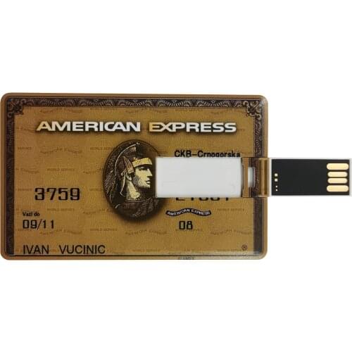 Business Custom Gift Customization card USB Flash Drives Waterproof and Dustproof PEN DRIVES 1GB 2GB 4GB 8GB 16GB 32GB USB FLASH