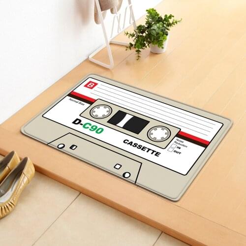 Zeegle Home Decor Doormat Anti-slip Bathroom Floor Rug Home Entrance Doormat Welcome Rug Polyester Bedroom Bedside Mat