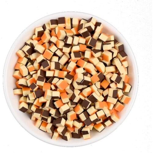 100G Polymer Clay Chocolate Piece Cream Slices Sprinkle For Crafs DIY Phone Case Decor Slime Material Accessories Party Favors