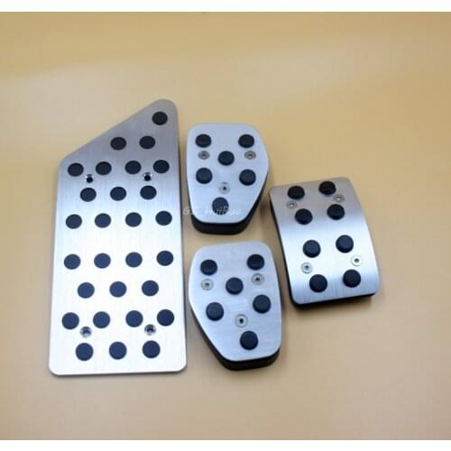 Aluminium Allo Gear Accelerator Brake Clutch Footrest Pedal Pedales Stickers Plates Pad Decoration For Peugeot 508 Citroen C5