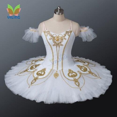 White Ballet tutu professional classical ballet tutus skirt for girls Nutcracker ballet dress Swan lake ballet costume
