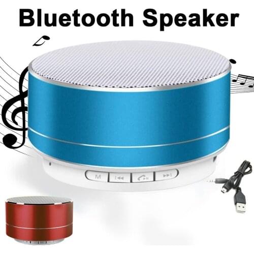 Led Wirelwss speaker bluetooth powerful sound box mp3 For mobile phone Mini colonne soundcore with AUX Port subwoofer for pc car