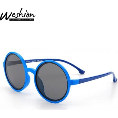 Juniors Kids Sunglasses Polarized Round Youth Boy Girls Children Sun Glasses 4-15 Flexible TR90 Retro Eyeglasses UV400 2020 New