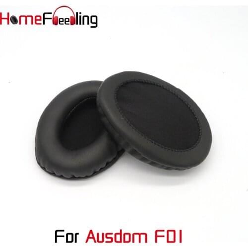 Homefeeling Ear Pads For Ausdom F01 Earpads Round Universal Leahter Repalcement Parts Ear Cushions