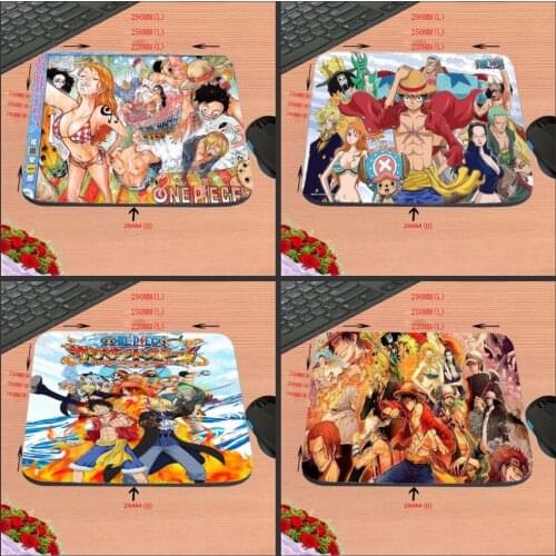 One Piece Gaming Desk Small Geme Mouse Pad Ergonomico Size 22x18cm/25x29cm Gamer Pc Compute Desk Mat for Laptop Table Pads