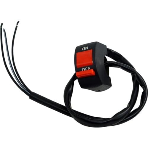 Handlebar Motorcycle Accident Hazard Double Flash Light Switch ON/Off Light Control Button for LED Headlight Spotlight