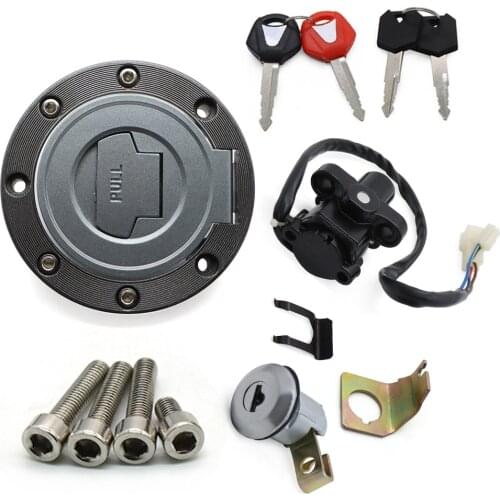 Ignition Switch Fuel Gas Cap Seat Lock Key Set For Yamaha YZF R1 YZF R6 1992-2013 FJR1300 2001-2010 FZ6 YZF1000 YZF600 2004-2011