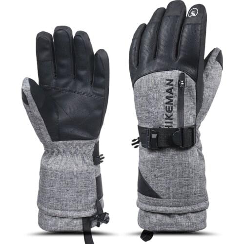 Ski Gloves Waterproof Gloves with Touchscreen Function Snowboard Heated Gloves Warm Snowmobile Snow Gloves Men Women