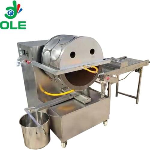 Gas Snack Pancake Maker Machine Automatic Spring Roll Making Machine