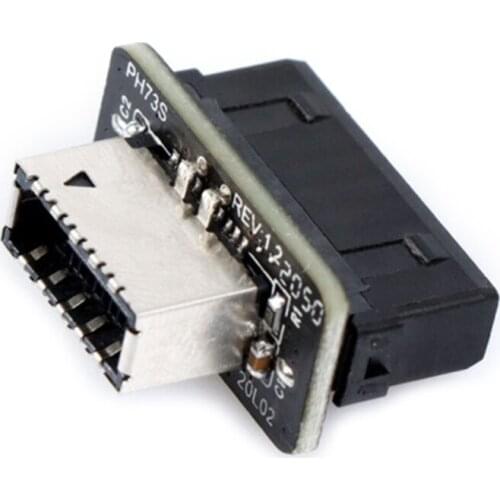 Motherboard USB3.0 TYPE-E Adapter USB 3.1 A-Key 20 Pin Front Panel Female Header