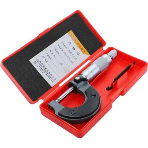 Micrometer 25-50/50-75/75-100mm Metric Carbide Gauge Standards Caliper 1NOV9