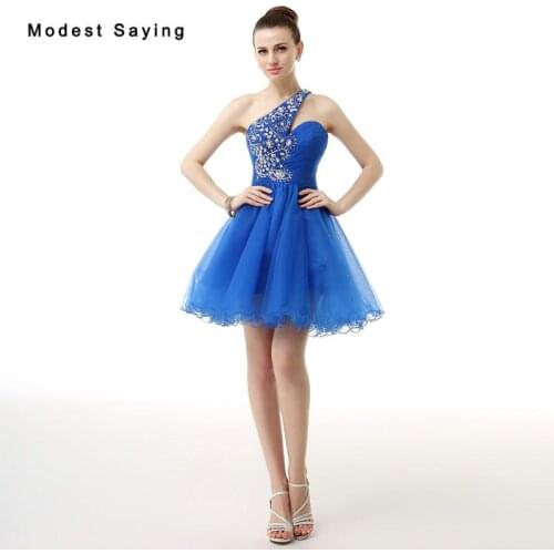 Modest Saying Womens One Shoulder Dresses