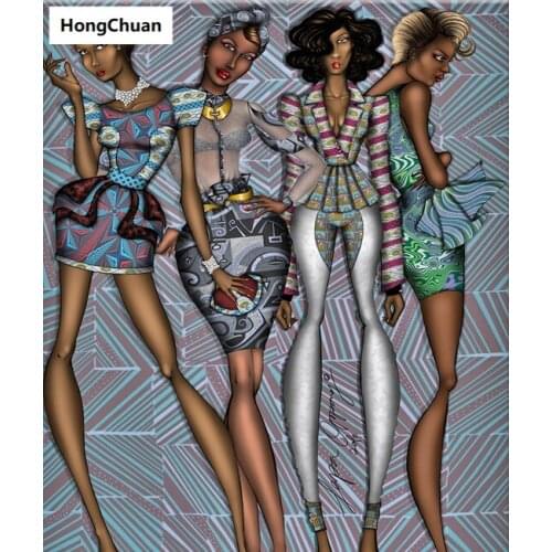 Fashion girl full square round 5d diy diamond painting diamond mosaic crafts diamond embroidery rhinestone decoration new year