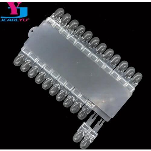 New 24 tips Nail Polish Color Display Sticks on Board 24 Removable Tips Display Rack Manicure Nail Art Palette Color Chart Tools