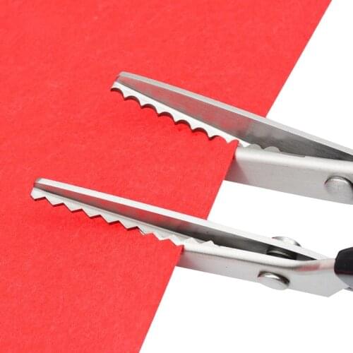 Sewing Cut Scissors Dressmaking Shear Pinking Tool Textile DENIM Scissor Leather Handicraft Fabric Upholstery DIY Tailor