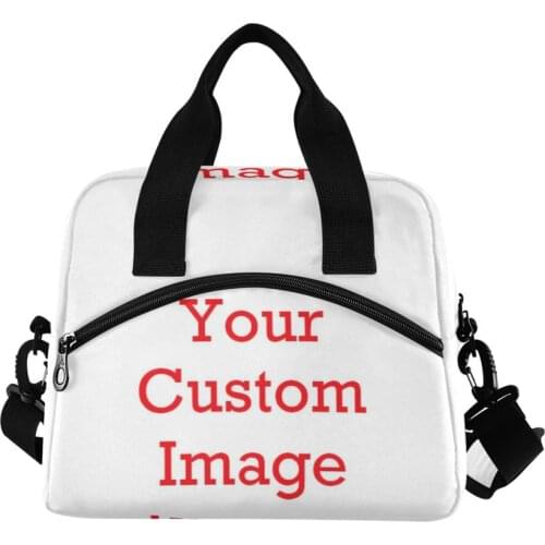 New Men Women Large Capacity Portable Custom Lunch Bag Fresh Keeping Box Insulated Tote Cool Travel Food Lunch Storage Hand Bags