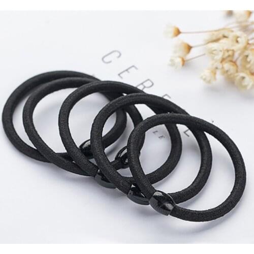 Simple Headwear Basic Elastic Hair Bands Girl Women Fashion Ponytail Holder Headdress Hair Accessories Wholesale